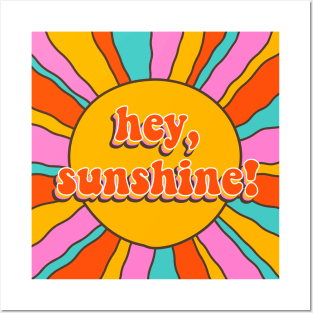 Hey, Sunshine! Retro Vibe Posters and Art